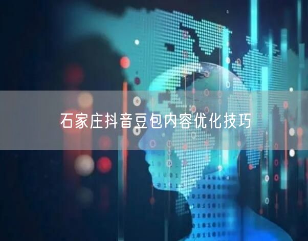 石家庄抖音豆包内容优化技巧
