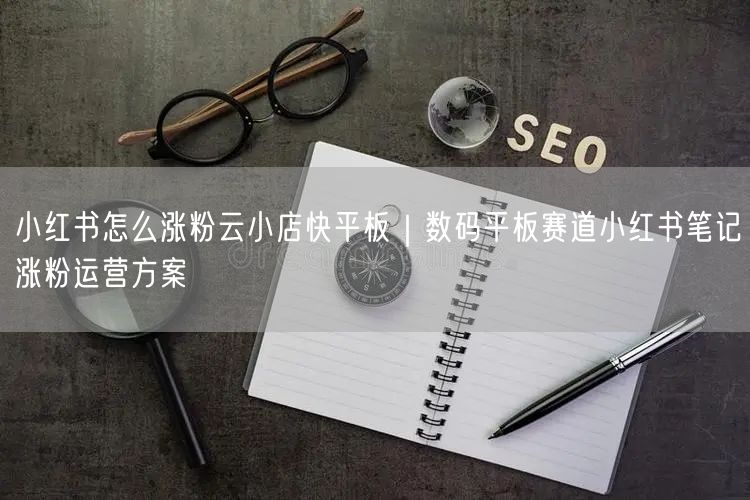 小红书怎么涨粉云小店快平板｜数码平板赛道小红书笔记涨粉运营方案