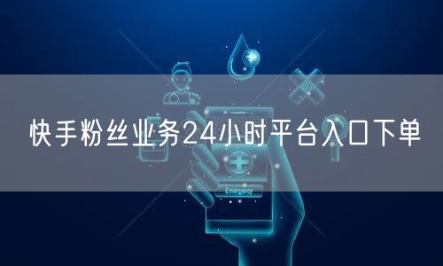 快手粉丝业务24小时平台入口下单
