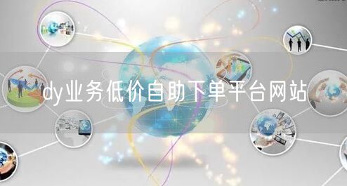 dy业务低价自助下单平台网站