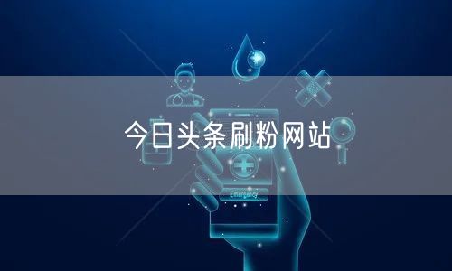 今日头条刷粉网站