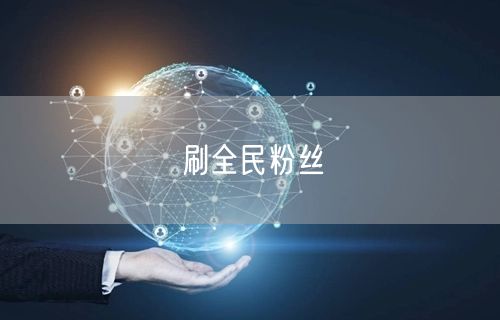刷全民粉丝