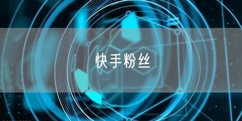 快手粉丝