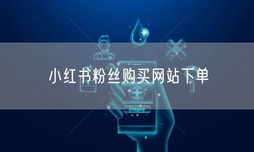 小红书粉丝购买网站下单