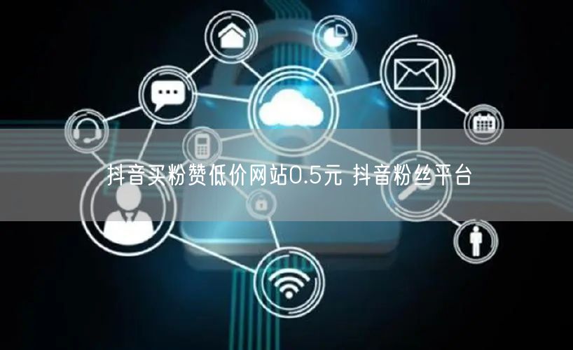 抖音买粉赞低价网站0.5元 抖音粉丝平台