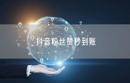 抖音粉丝赞秒到账