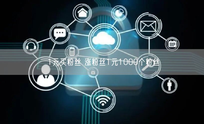 1元买粉丝 涨粉丝1元1000个粉丝