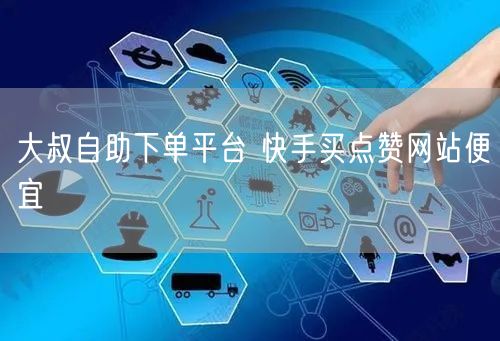 大叔自助下单平台 快手买点赞网站便宜