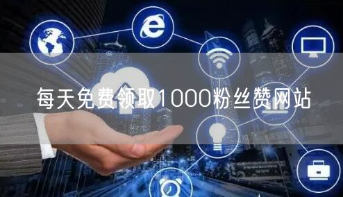 每天免费领取1000粉丝赞网站