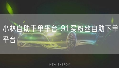 小林自助下单平台 91买粉丝自助下单平台