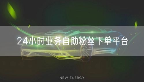 24小时业务自助粉丝下单平台