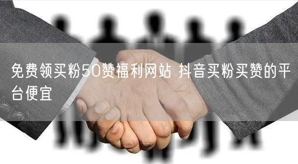 免费领买粉50赞福利网站 抖音买粉买赞的平台便宜