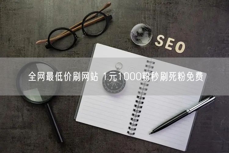 全网最低价刷网站 1元1000粉秒刷死粉免费