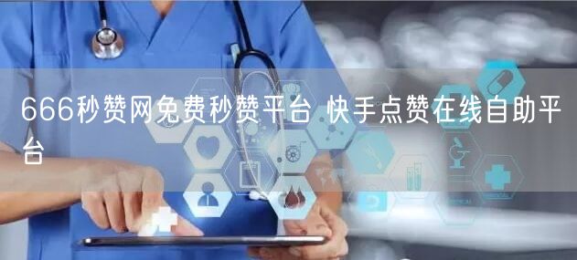 666秒赞网免费秒赞平台 快手点赞在线自助平台