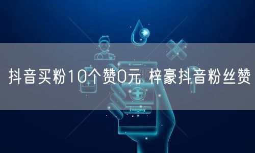 抖音买粉10个赞0元 梓豪抖音粉丝赞