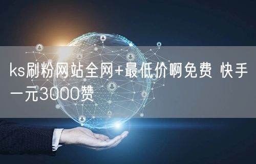 ks刷粉网站全网+最低价啊免费 快手一元3000赞