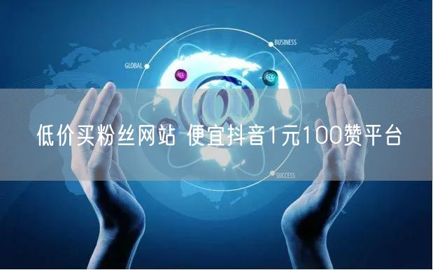低价买粉丝网站 便宜抖音1元100赞平台