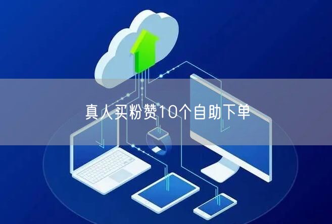 真人买粉赞10个自助下单