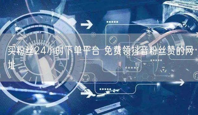 买粉丝24小时下单平台 免费领抖音粉丝赞的网址
