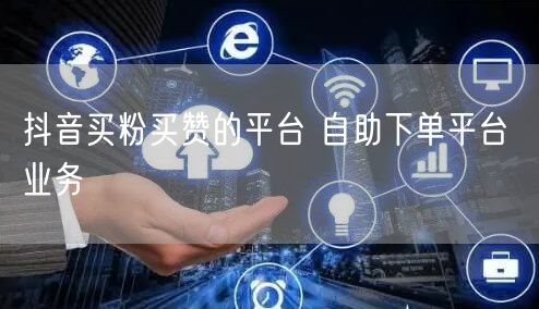 抖音买粉买赞的平台 自助下单平台 业务