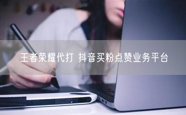 王者荣耀代打 抖音买粉点赞业务平台